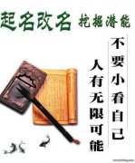 专业宝宝取名、风水咨询策划